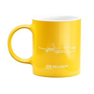 Belgian flag coffee mug